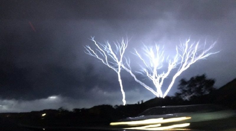 Ground-To-Cloud Lightning In Oklahoma