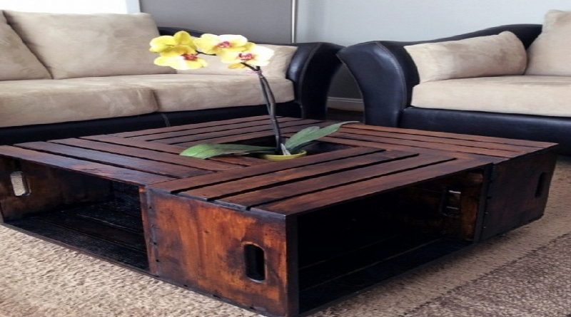 Diy Crate Coffee Table Project