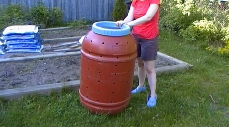 How To Build Economic Rolling Composter